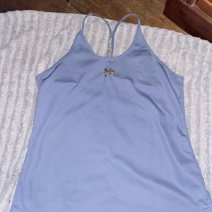 Nike tank top blue and gold size medium